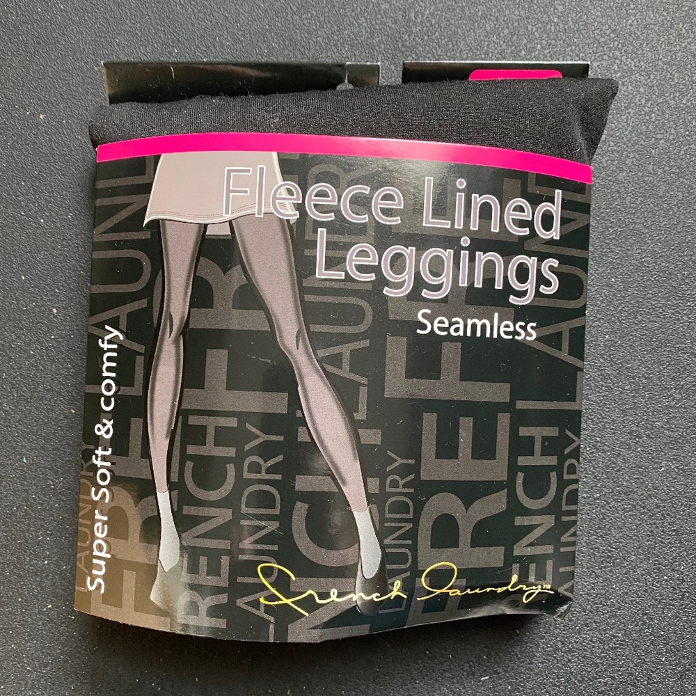 French laundry fleece lined leggings